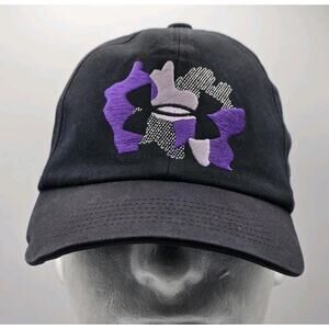 Under Armour Women's Adjustable Baseball Cap Strapback Black‎ & Purple
